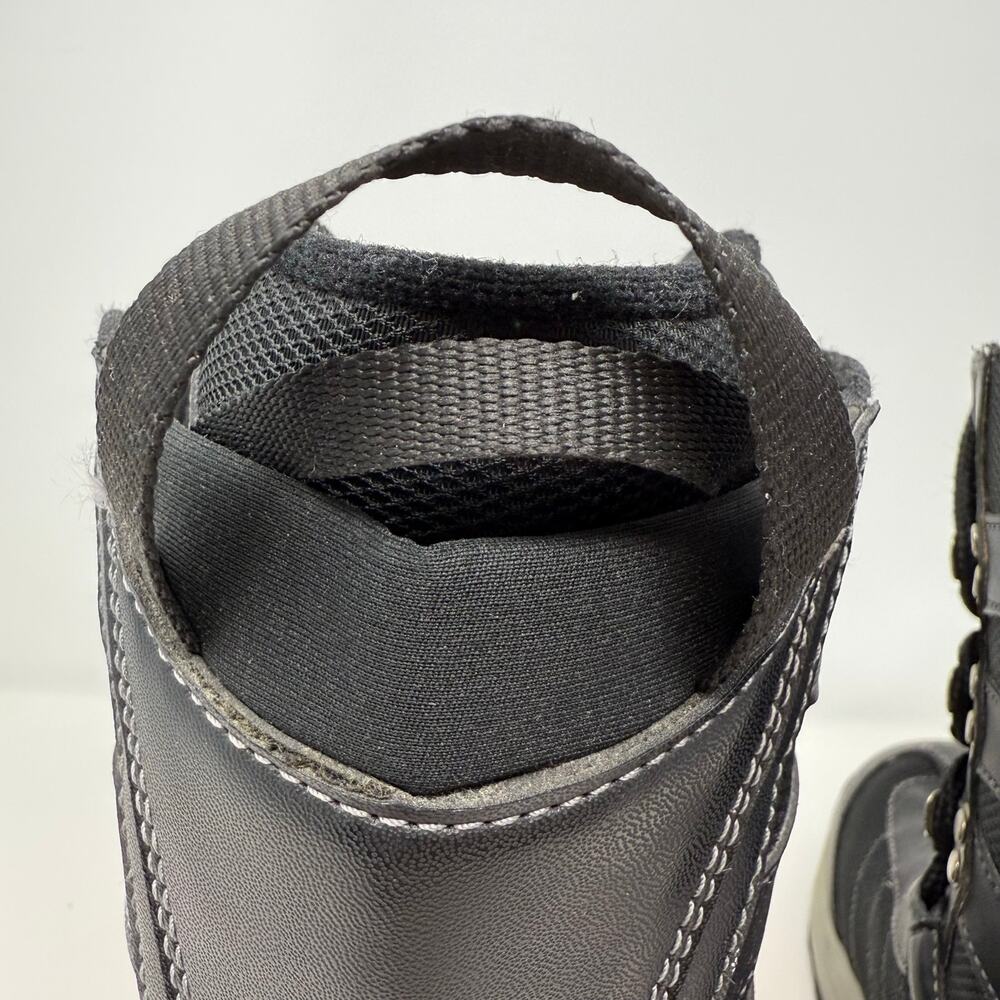 Morrow Snowboarding Boot Men's 8 Black Shock Absorbing Cushioning Adjustable - Picture 8 of 15